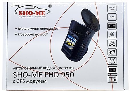 Видеорегистратор Sho-Me FHD-950